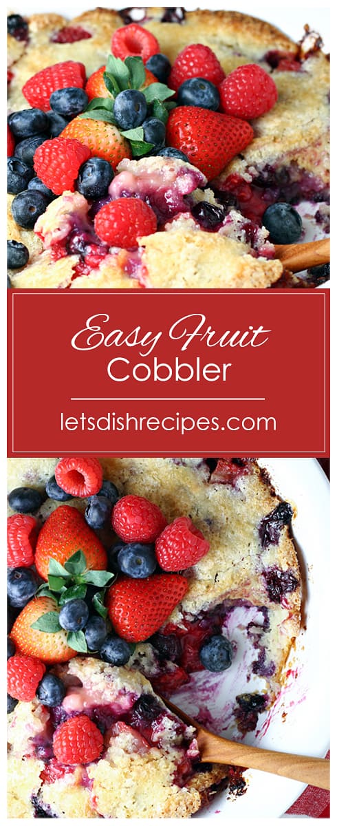 Easy Fruit Cobbler