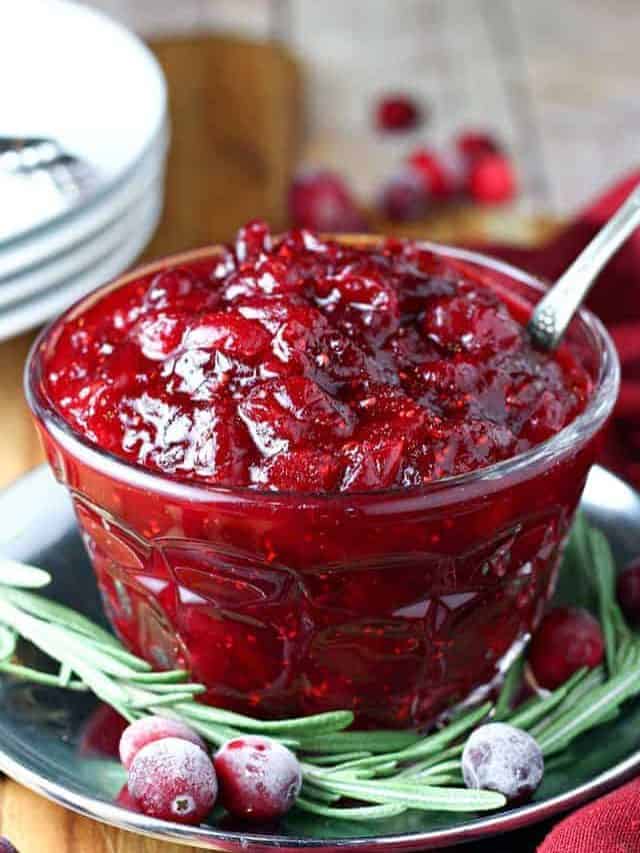 Whole Berry Cranberry Sauce — Let's Dish Recipes