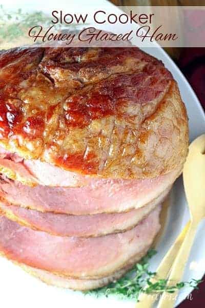 Slow Cooker Honey Glazed Ham