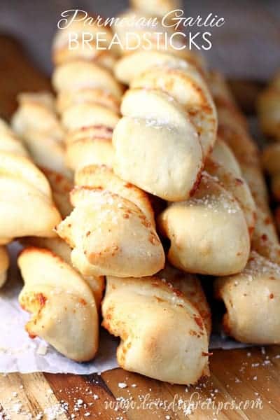 Parmesan Garlic Breadsticks