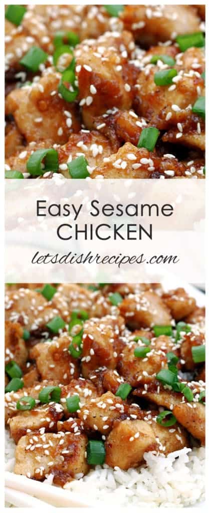 Easy Sesame Chicken | Let's Dish Recipes