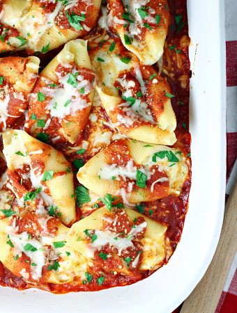 Three Cheese Stuffed Shells