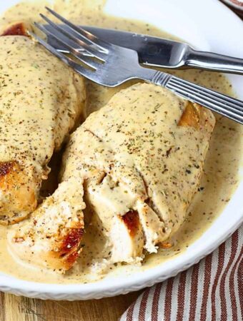 Chicken with Mustard Cream Sauce