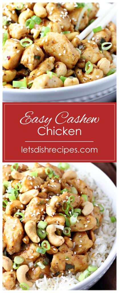 Easy Cashew Chicken — Let's Dish Recipes