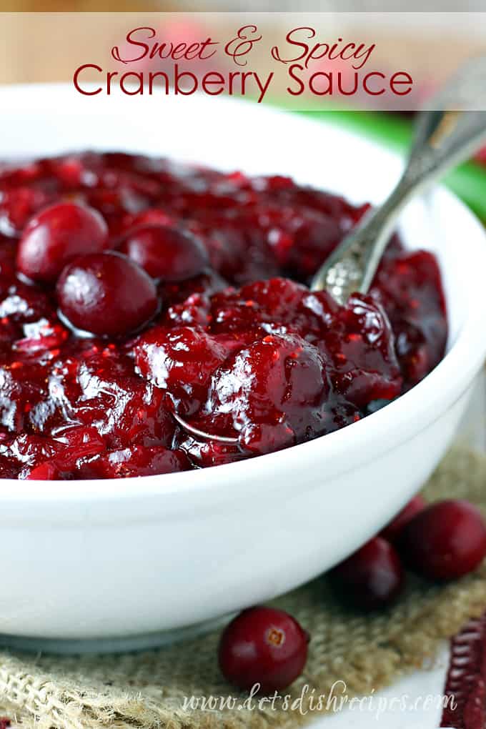 Sweet and Spicy Cranberry Sauce