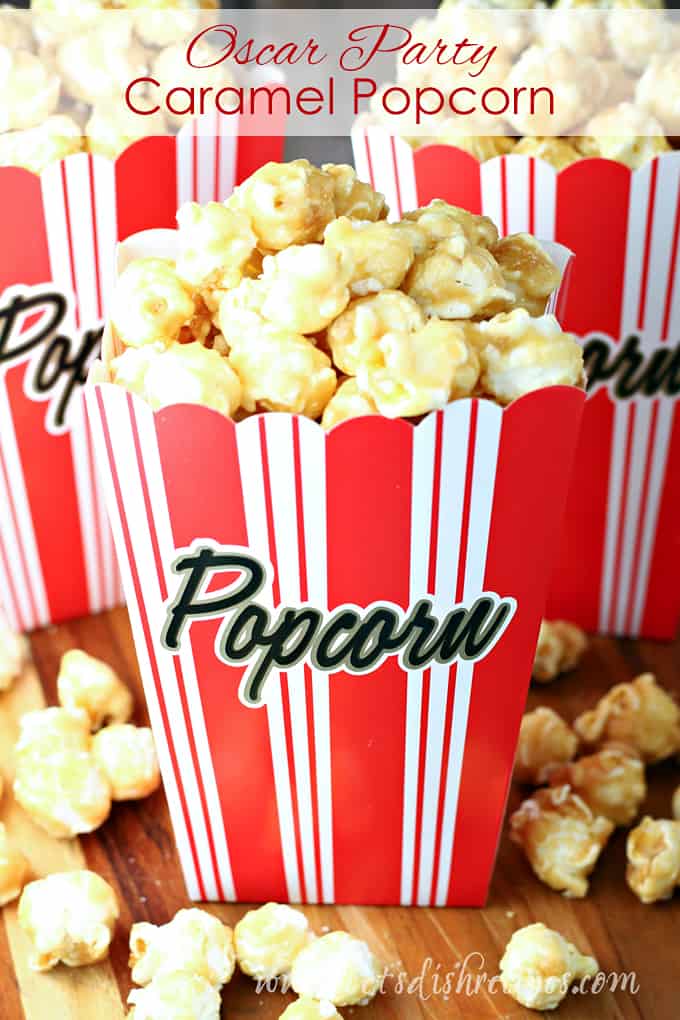 Oscar Party Caramel Popcorn
