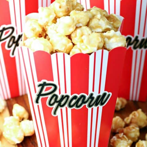 Oscar Party Caramel Popcorn