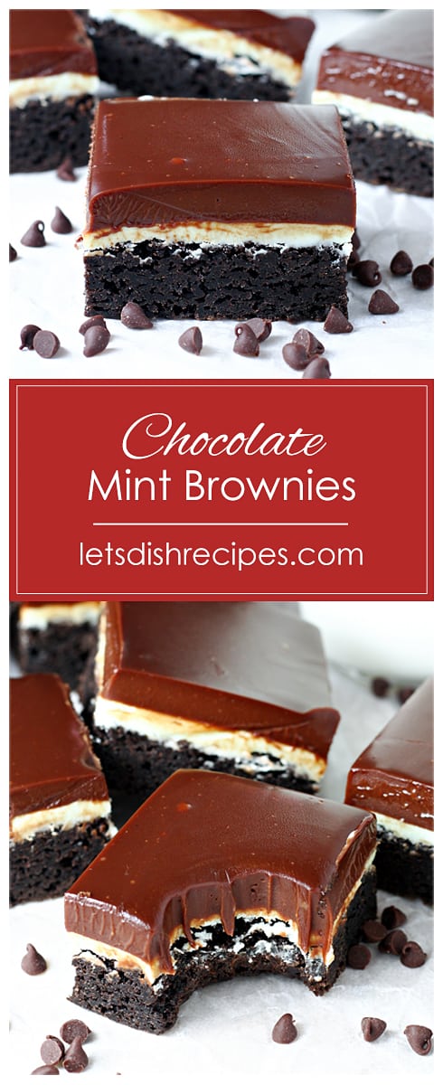 Chocolate Mint Brownies (BYU Copycat)