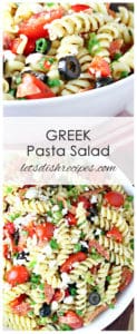Greek Pasta Salad — Let's Dish Recipes