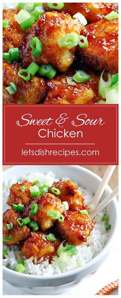 Easy Sweet and Sour Chicken — Let's Dish Recipes