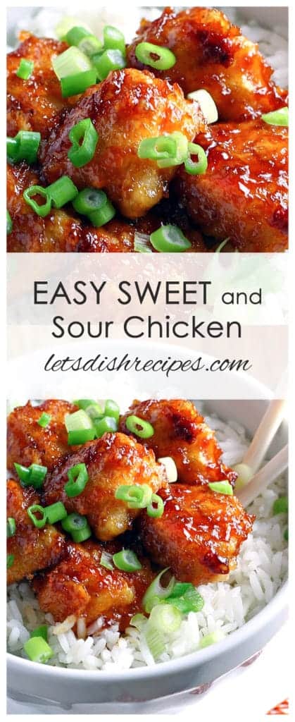 Easy Sweet and Sour Chicken | Let's Dish Recipes