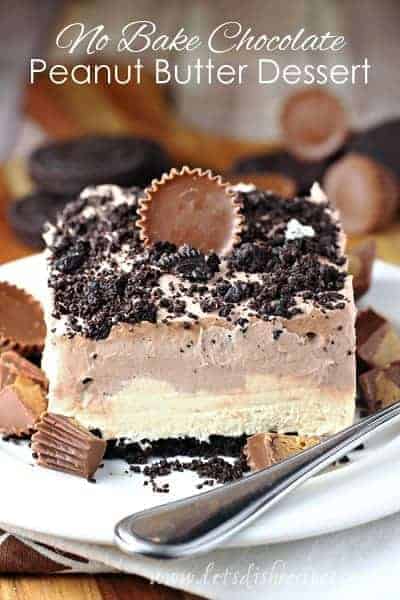 Chocolate Peanut Butter No Bake Dessert