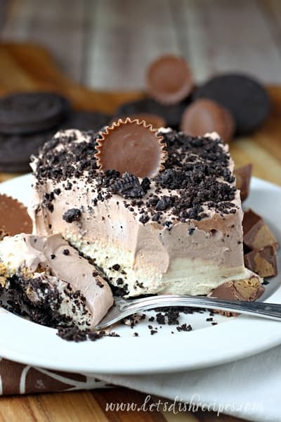 Chocolate Peanut Butter NoBake Dessert  Lets Dish Recipes