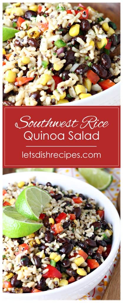 Southwest Quinoa and Rice Salad — Let's Dish Recipes