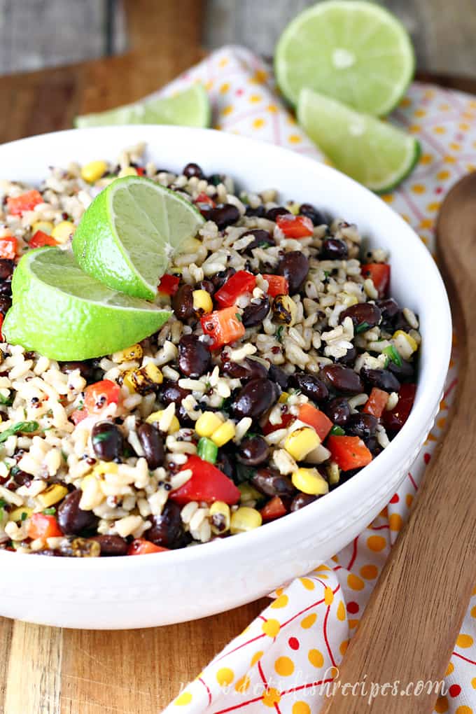 Southwest Quinoa and Rice Salad