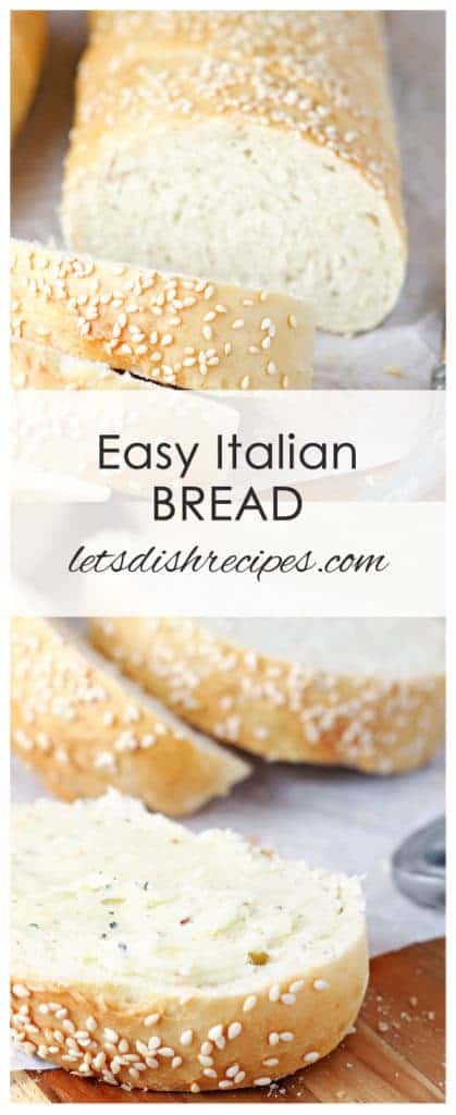 Easy Italian Bread | Let's Dish Recipes