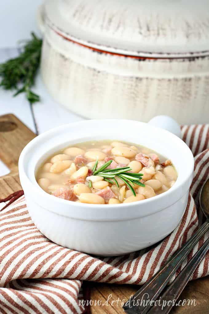 Ham and Bean Soup with Rosemary