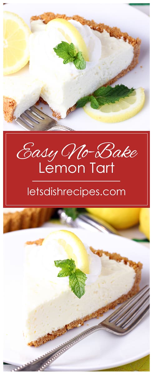 Easy No-Bake Lemon Tart