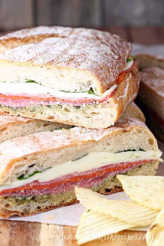 Pressed Italian Sandwiches | Let's Dish Recipes