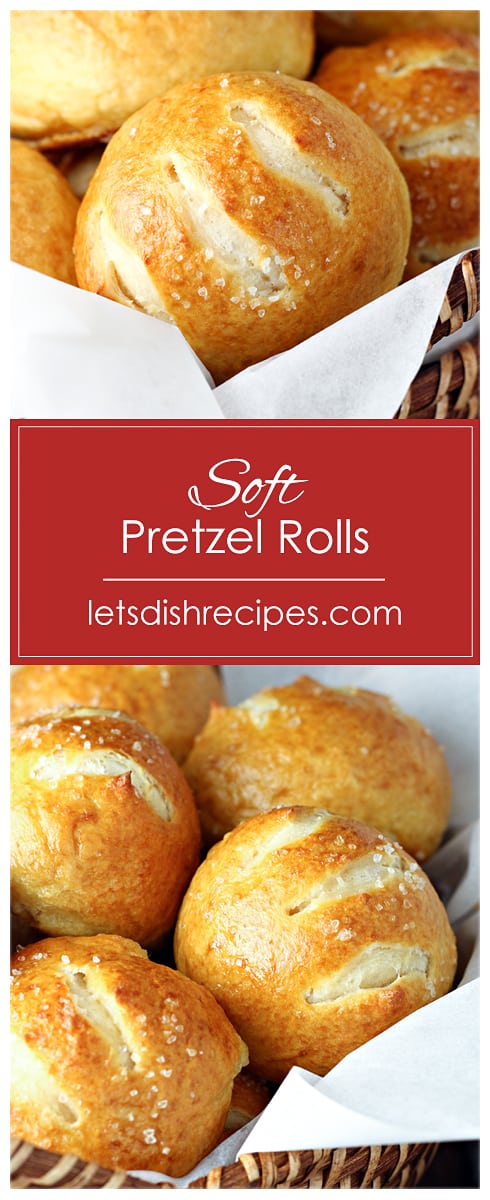 Soft Pretzel Rolls