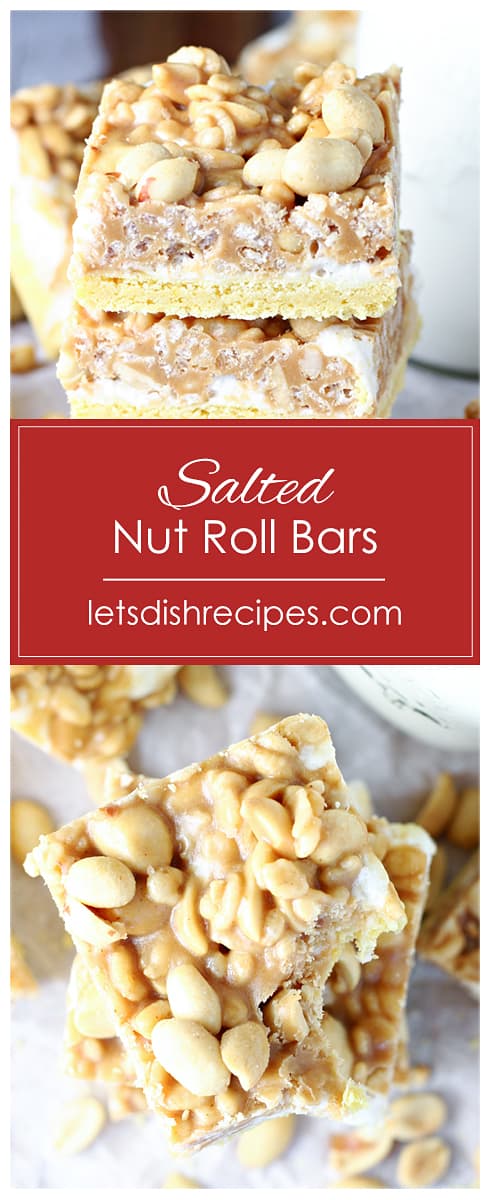 Salted Nut Roll Bars