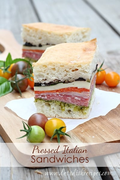 Pressed Italian Sandwiches