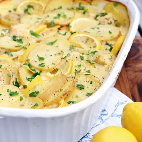 Lemon Chicken Potato Casserole