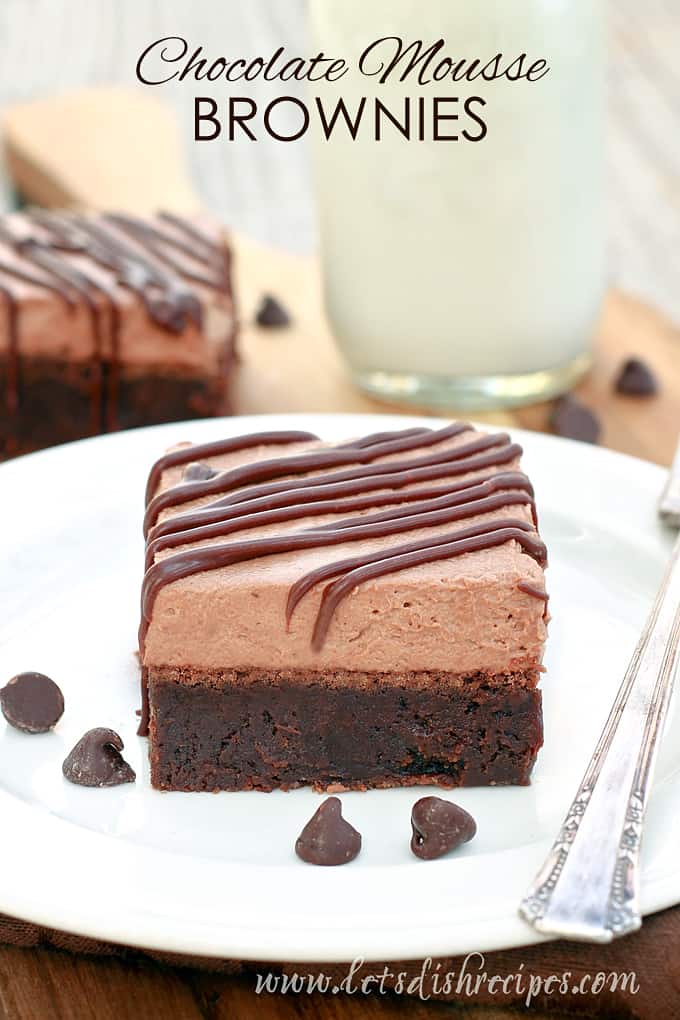 Chocolate Mousse Brownies Lets Dish Recipes