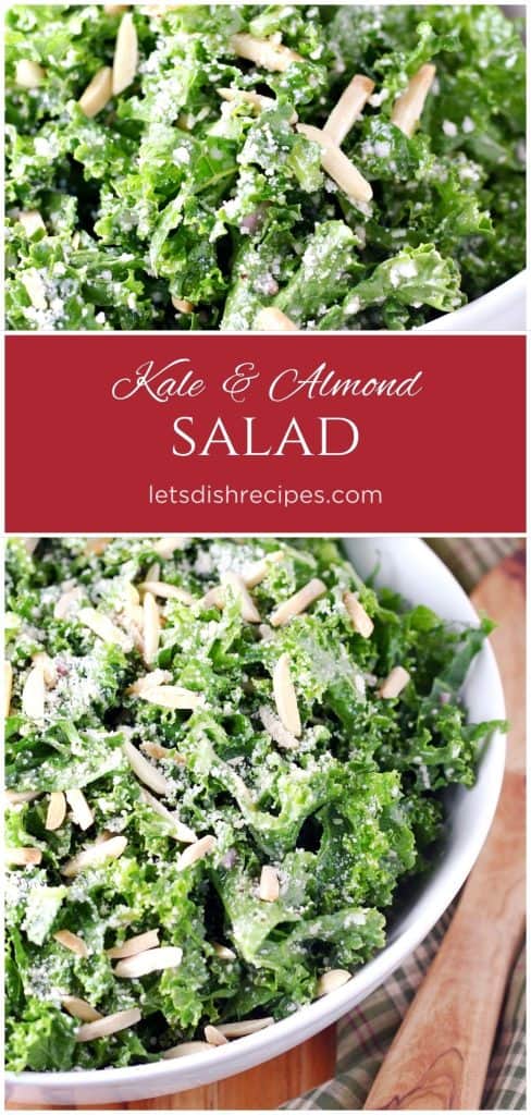 Kale and Almond Salad with Lemon and Parmesan