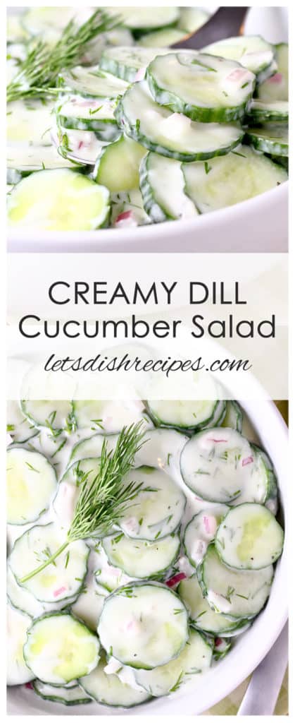 Creamy Cucumber Dill Salad