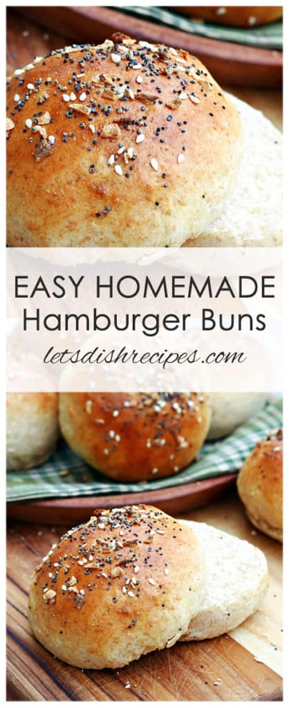 Quick and Easy Homemade Hamburger Buns