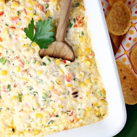 Roasted Corn and Jalapeno Dip