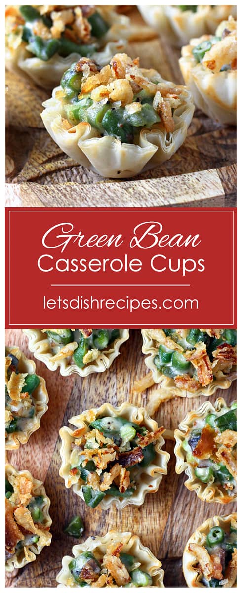Green Bean Casserole Cups
