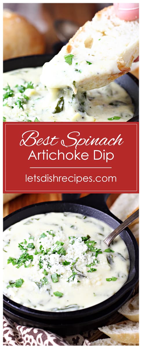 Skillet Spinach Artichoke Dip