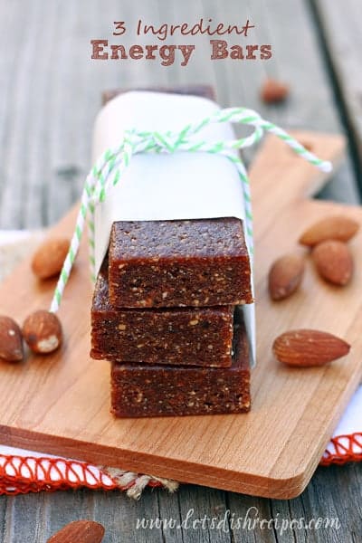  3-Ingredient Energy Bar | Energy Bar Recipes For A Healthy Afternoon Pick Me Up