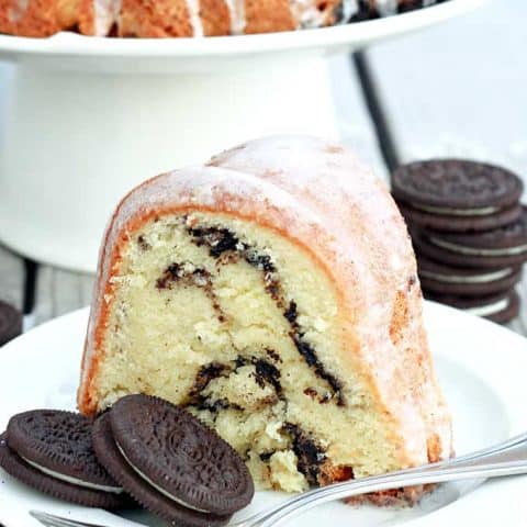 Cookies and Cream Pound Cake