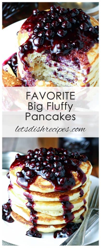 Favorite Big Fluffy Pancakes