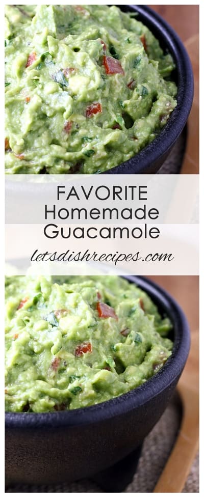 Favorite Homemade Guacamole