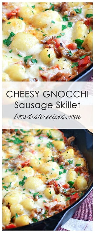 Cheesy Gnocchi Sausage Skillet