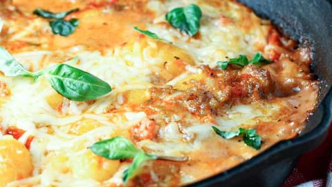 Recipe: Gnocchi Skillet with Chicken Sausage & Tomatoes