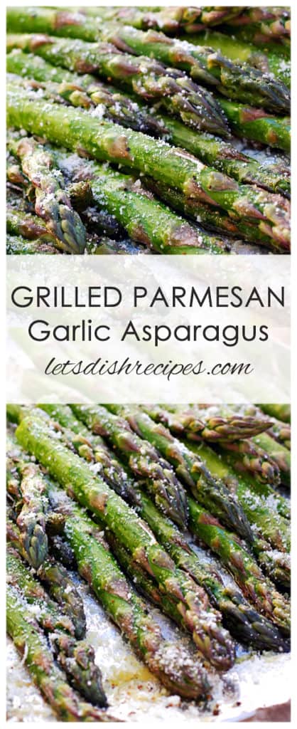 Grilled Parmesan Asparagus | Let's Dish Recipes