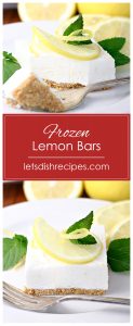 Frozen Lemon Bars