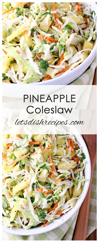 Pineapple Coleslaw