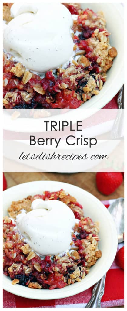 Triple Berry Crisp