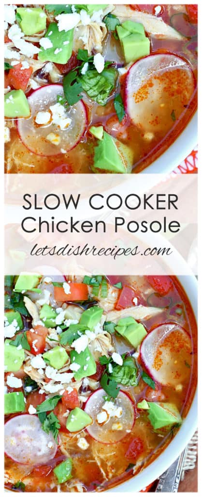 Slow Cooker Chicken Posole