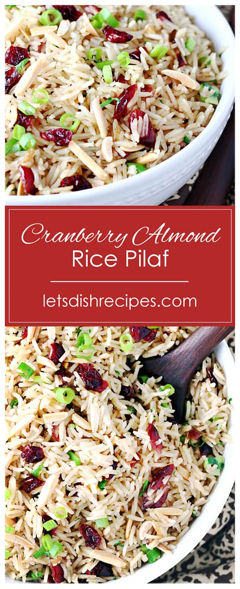 Cranberry Almond Rice Pilaf