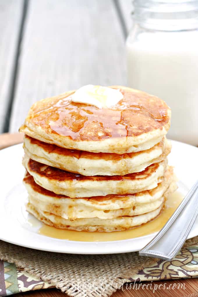 Favorite Big Fluffy Pancakes | Let's Dish Recipes