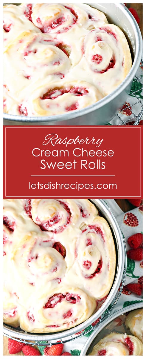 Raspberry Cream Cheese Sweet Rolls