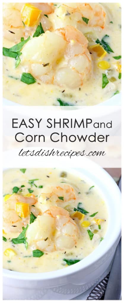 Easy Shrimp and Corn Chowder