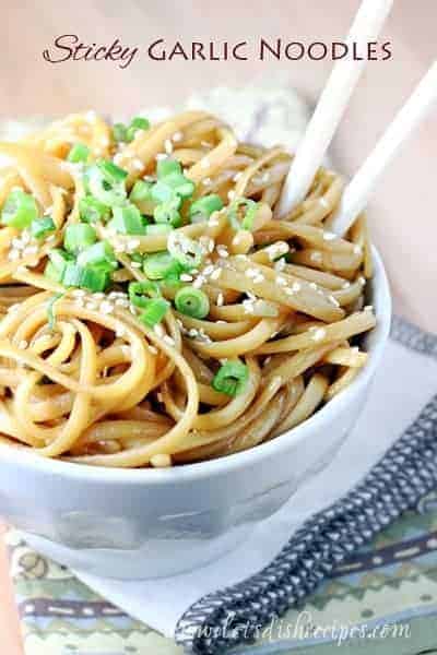 Sticky Garlic Noodles